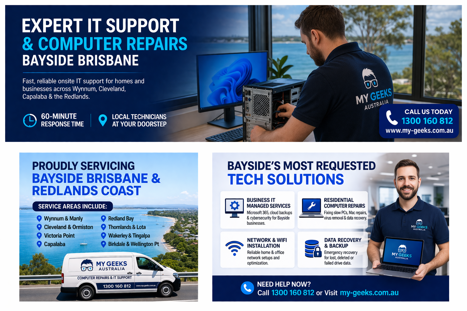 Computer repairs Bayside Brisbane by My Geeks Australia